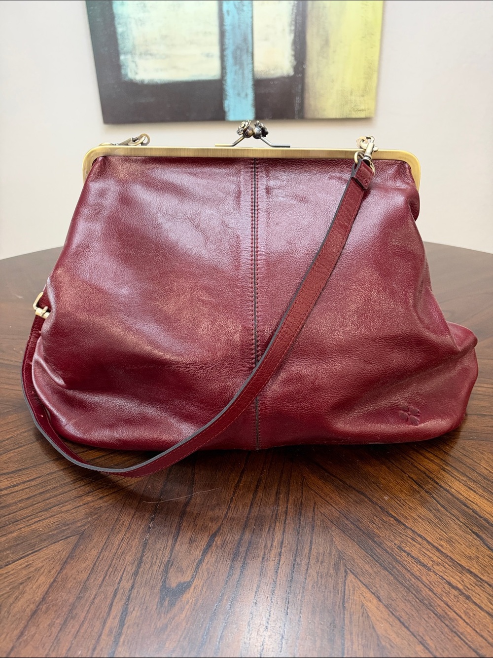 Patricia Nash Large Kiss lock Handbag